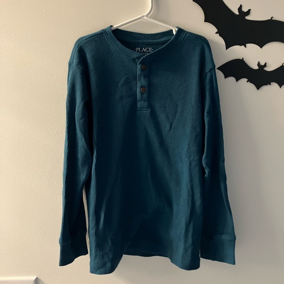 The Children's Place Other - Boys Long Sleeve Waffle Shirt Children’s Place Size Medium (7/8)